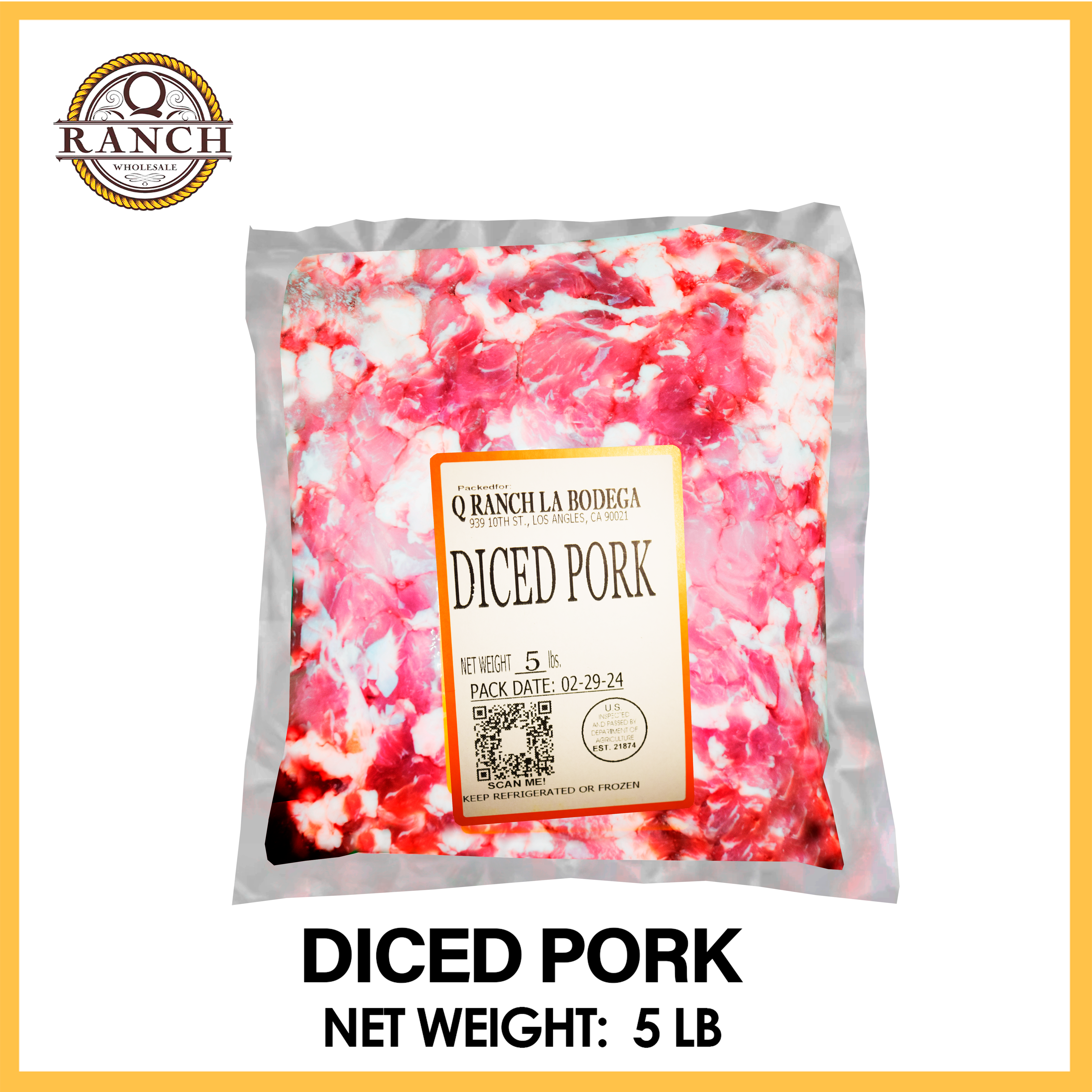 DICED PORK